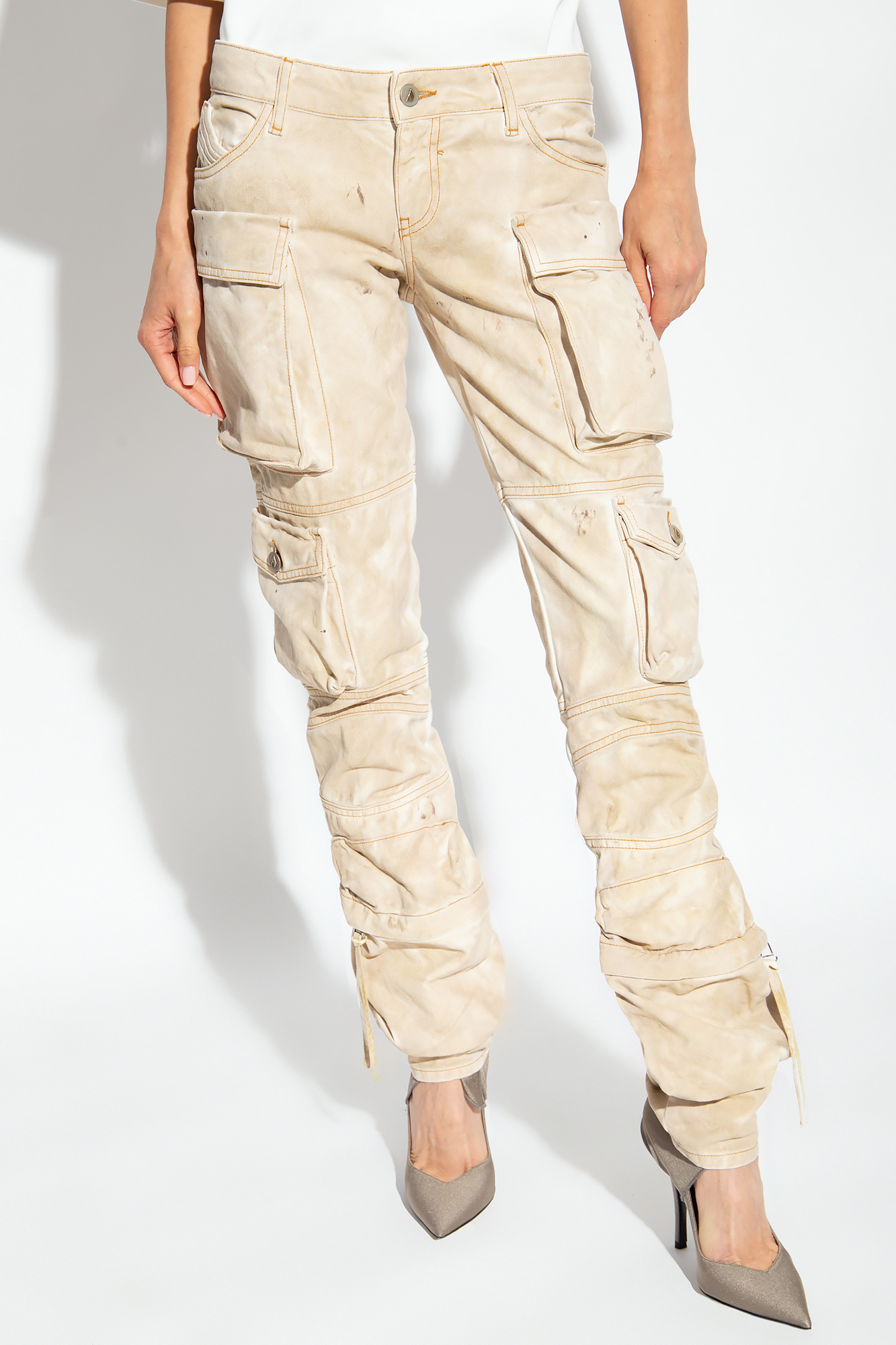 Cream 'Essie' jeans The Attico - Vitkac France